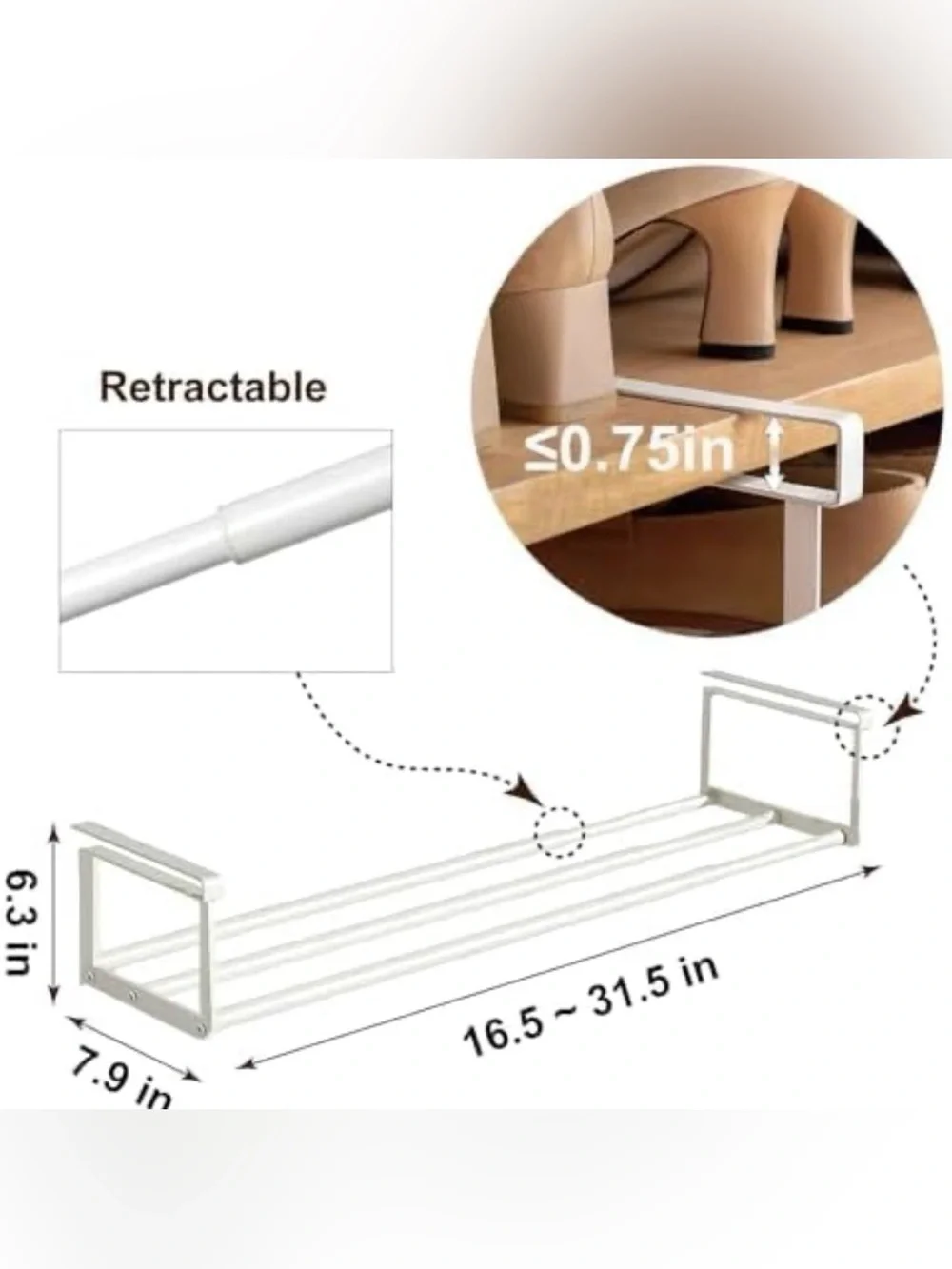 Expandable Shoe Rack Organizer